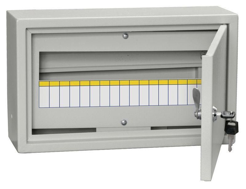 корпус металлический щрн-18 (265х440х120мм) ip31 titan 3 iek mkm14-n-18-31-z от магазина Штепсель и батарейка.