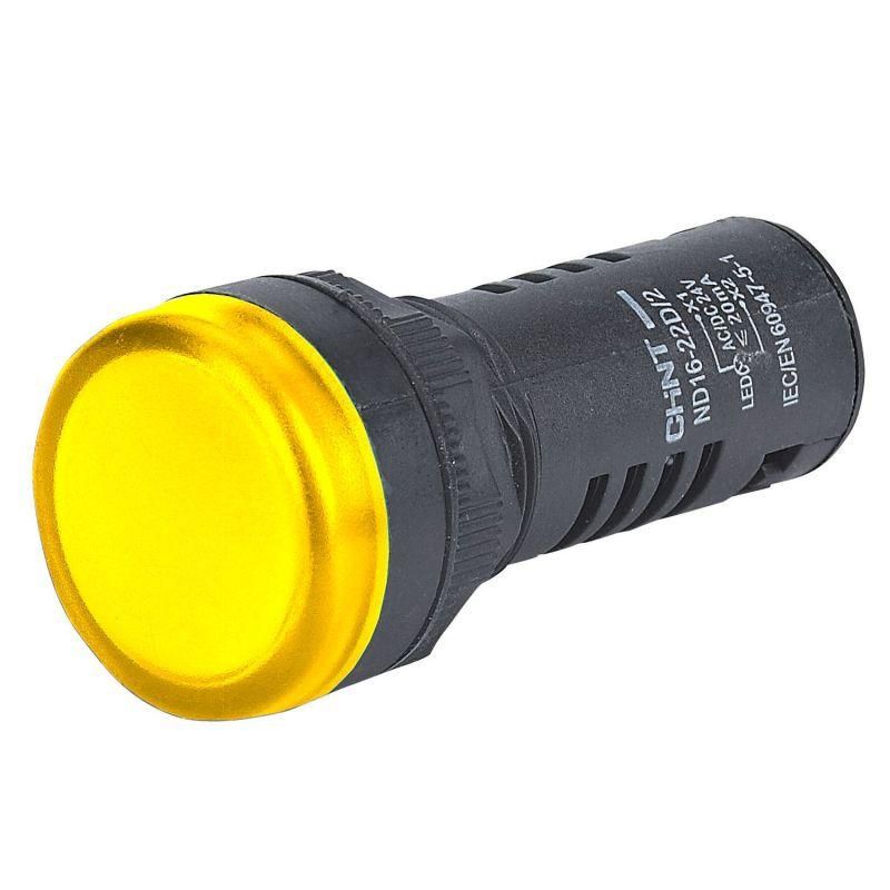 индикатор помехозащищенный nd16-22d/4k2 желт. ac 230в (r) chint 146693 от магазина Штепсель и батарейка.