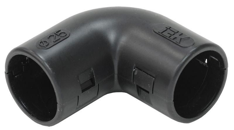поворот открывающийся на 90град. ci25g черн. (уп.5шт) iek cta10d-cig25-k02-005 от магазина Штепсель и батарейка.