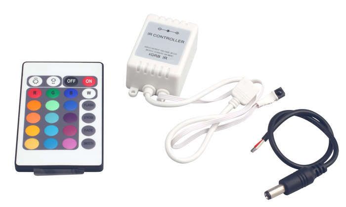 контроллер rgb zc-1000rc 12в 3х2а=72вт (ir) jazzway 3327385 от магазина Штепсель и батарейка.