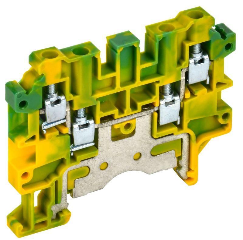 колодка клеммная cts-mc-pen земля 4 вывода 4кв.мм iek yct12-03-4-k52-004 от магазина Штепсель и батарейка.