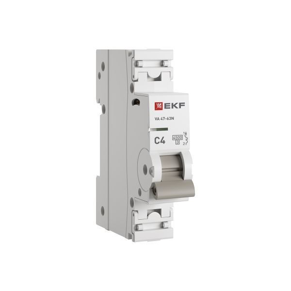 выключатель автоматический 1п c 4а 4.5ка ва 47-63n proxima ekf m634104c от магазина Штепсель и батарейка.
