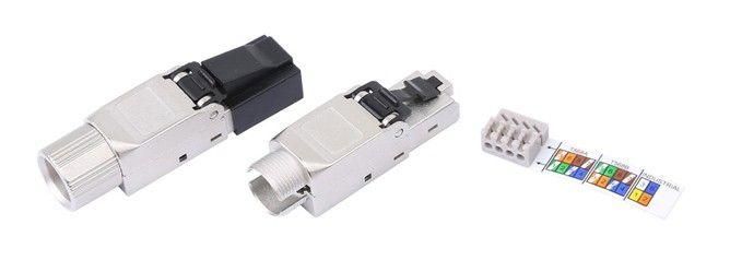 разъем полевой оконцовки plud-8p8c-s-c6a-sh rj-45 (8p8c) под витую пару для ож кабеля toolless кат. 6a экран. накручивающийся хвостовик idc hyperline 427413 от магазина Штепсель и батарейка.