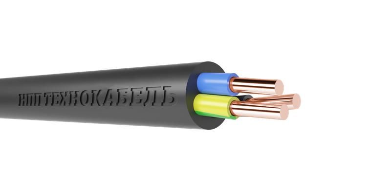 кабель ппгнг(а)-hf 3х1.5 ок (n pe) 0.66кв (м) технокабель 00-00148270 от магазина Штепсель и батарейка.