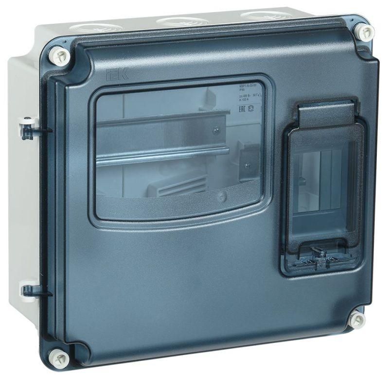 корпус щурн-п 1/3 krepta 5 ip66 pc пластик. iek msp1-n-03-55 от магазина Штепсель и батарейка.