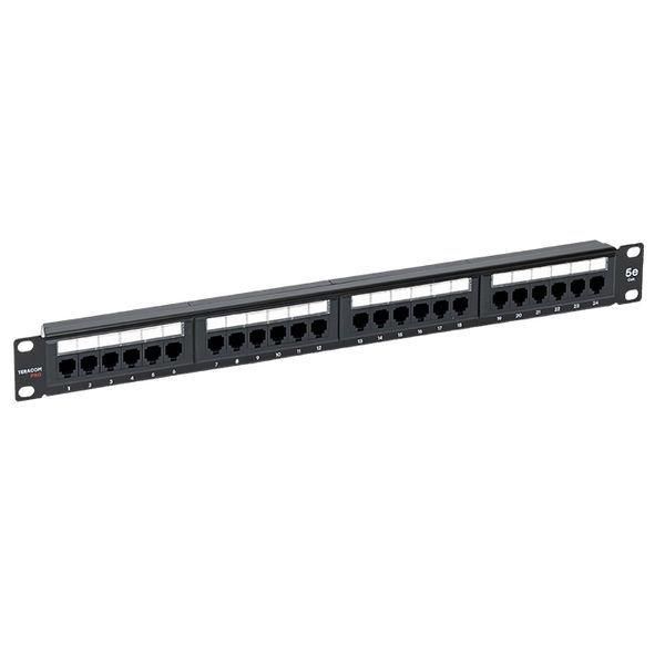 патч-панель 19дюйм 1u кат.5e utp неэкранир. 24 порта rj45 dual idc с органайзером teracom pro ekf trp-ppnl-5eutp-c1u24 от магазина Штепсель и батарейка.