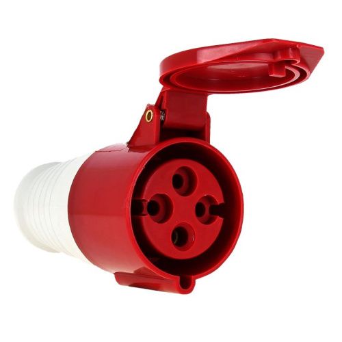 розетка кабельная 32а 380в 3p+ре ip44 (224) ekf ps-224-32-380 от магазина Штепсель и батарейка.