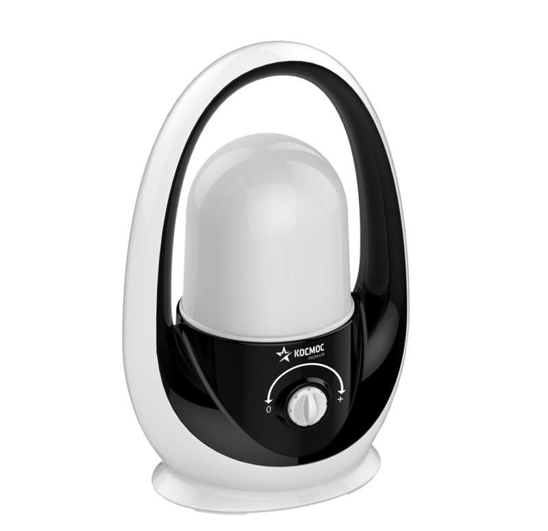фонарь аккумуляторный kosmos premium 8w led регулировка яркости зу 220/12в космос kosac6012hwled от магазина Штепсель и батарейка.