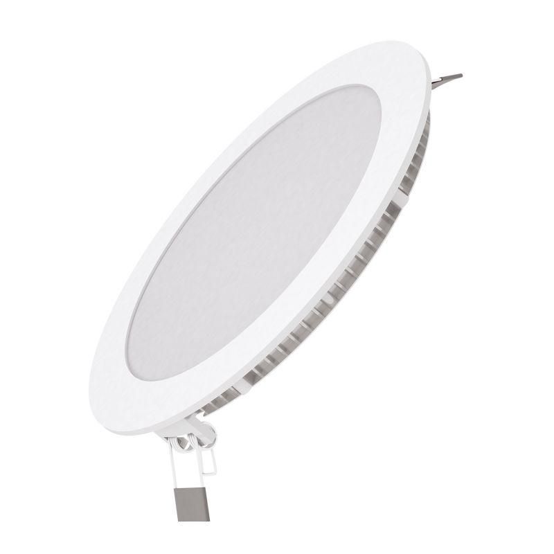 светильник светодиодный slim 12вт 6500к ip20 990лм 220-240в дво круг бел. gauss 939111312 от магазина Штепсель и батарейка.