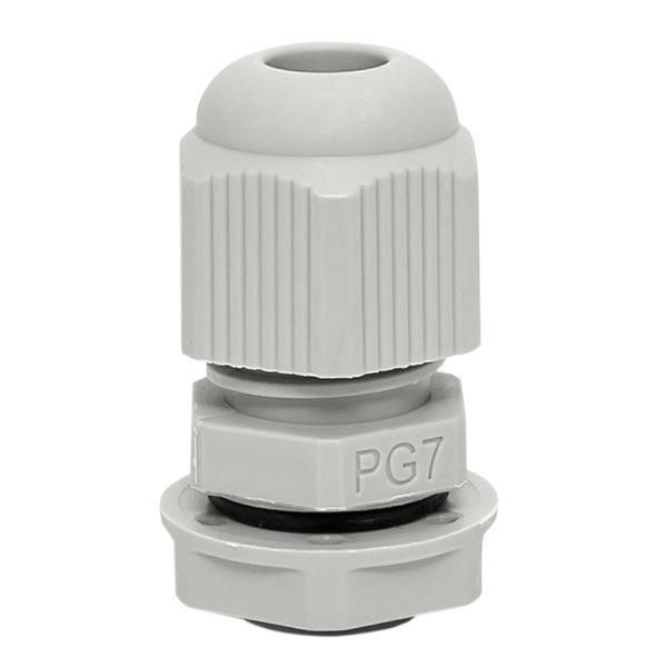 сальник pg7 d3-6.5мм (d отверст. 13мм) ip54 (уп.4шт) proxima ekf plc-pg-7-4-r от магазина Штепсель и батарейка.