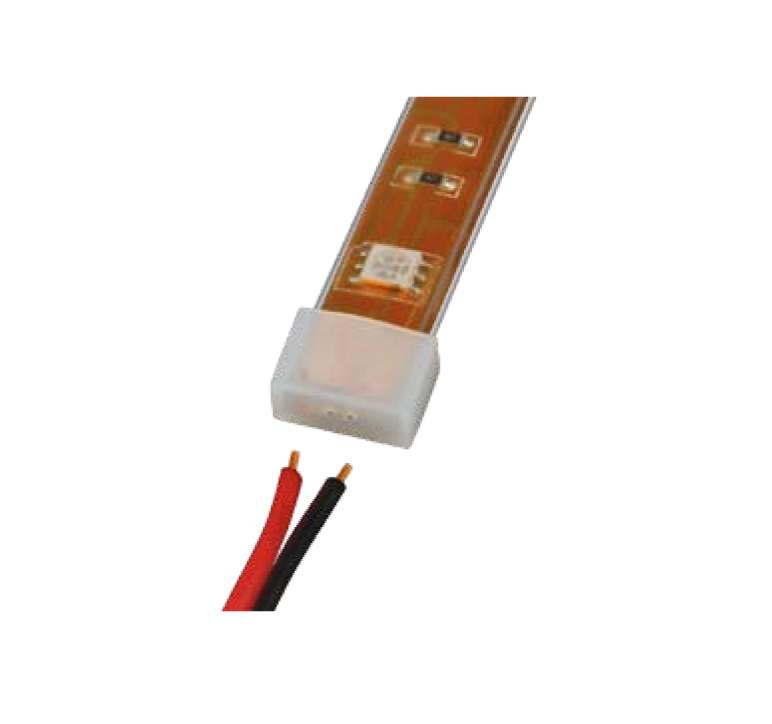 зажим изолирующий ucw-h10 white 020 polybag для светодиодной ленты 5050 с отв. для проводов 10мм бел. силикон (уп.20шт) uniel 06679 от магазина Штепсель и батарейка.