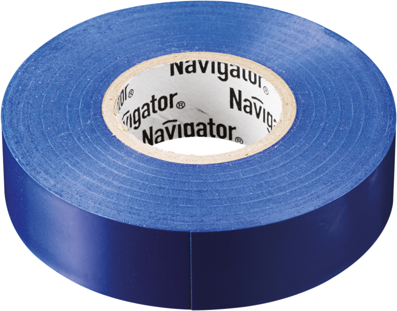 изолента пвх 15мм (рул.10м) син. nit-b15-10/b navigator 71233 от магазина Штепсель и батарейка.