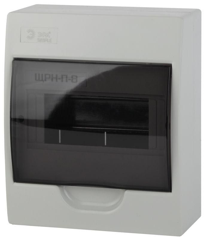 корпус пластиковый щрн-п-08 simple без шин и монт. комп. boxs08_e эра б0047721 от магазина Штепсель и батарейка.