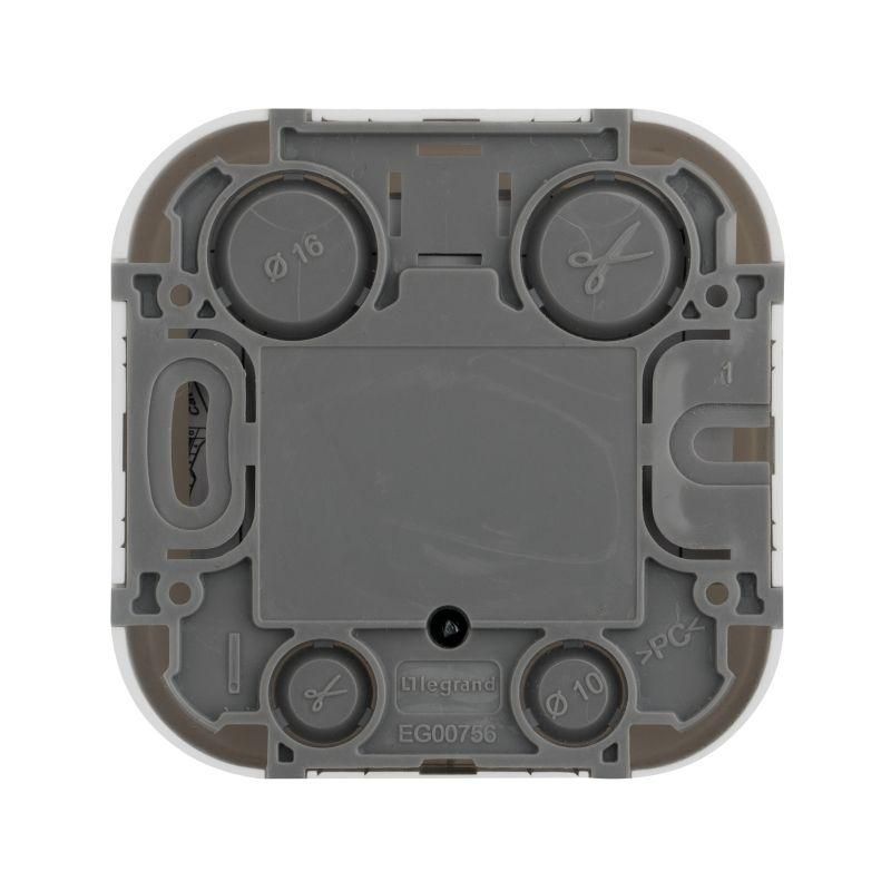 розетка компьютерная + телефонная 2-м оп 2мод. quteo rj45 + rj11 кат.5e utp ip20 бел. leg 782221 от магазина Штепсель и батарейка.