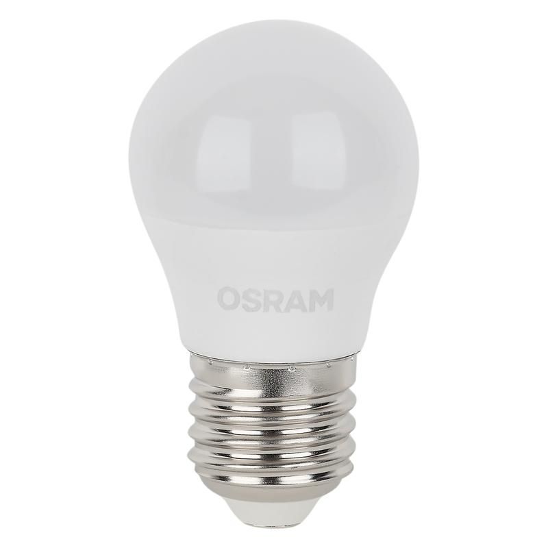 лампа светодиодная led star 5вт шар 4000к e27 470лм (замена 40вт) osram 4058075696266 от магазина Штепсель и батарейка.