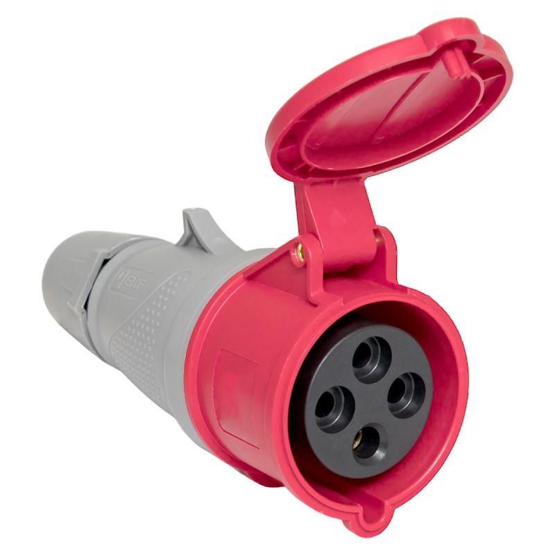 розетка переносная 224 3p+pe 32а 380в ip44 proxima ekf ps-224-32-380-pro от магазина Штепсель и батарейка.