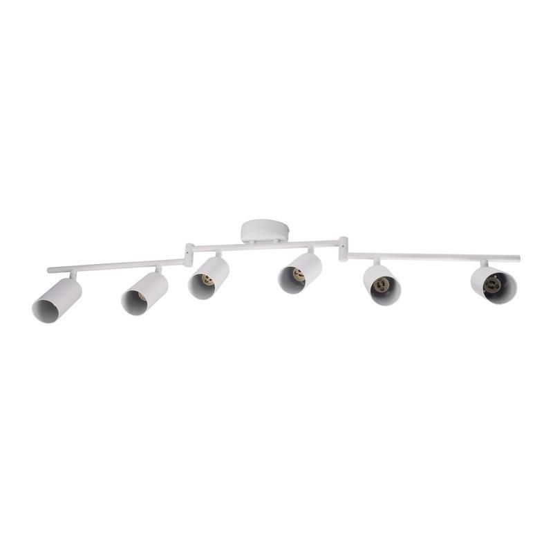 светильник pcl-0606 6xgu10 ip20 230в wh настен./потолочн. декор. под лампу jazzway 5066786 от магазина Штепсель и батарейка.