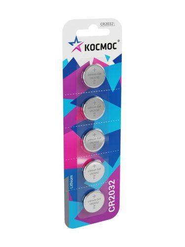 элемент питания cr2032 космос koc20325bl от магазина Штепсель и батарейка.