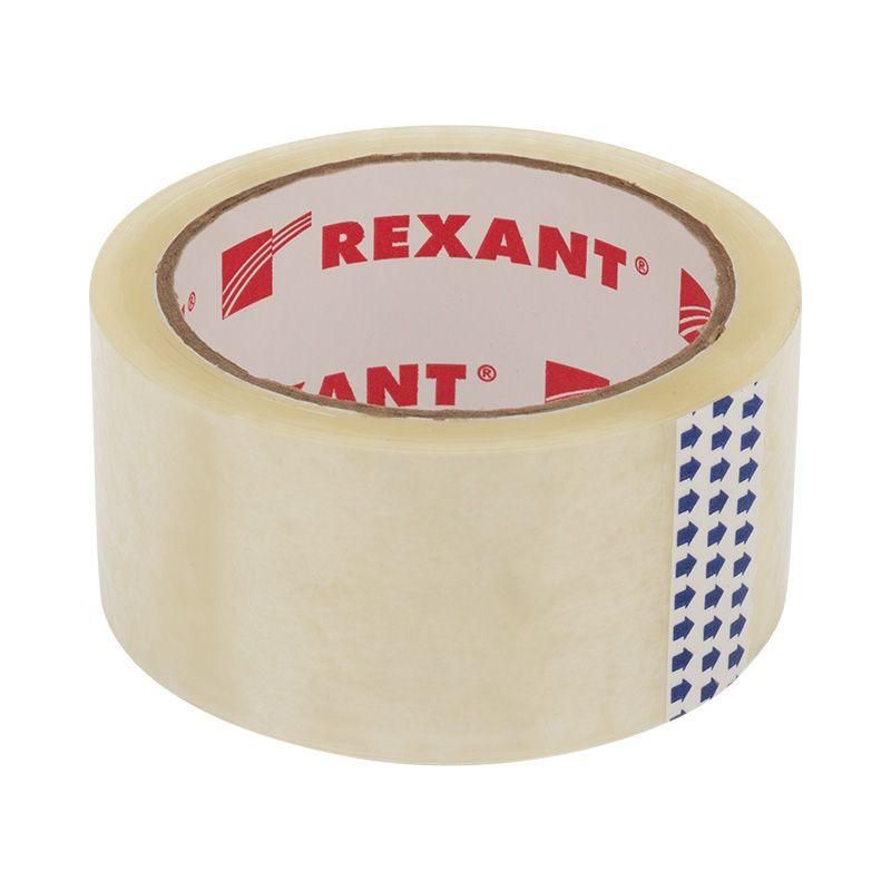 скотч упаковочный 48ммx66м 50мкм прозр. rexant 09-4202 от магазина Штепсель и батарейка.