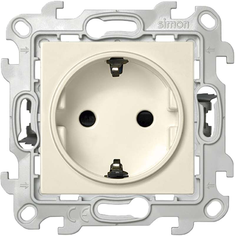 розетка 1-м сп simon 24 16а ip20 2p+e push&go защ. шторки механизм сл. кость simon 2420432-031 от магазина Штепсель и батарейка.
