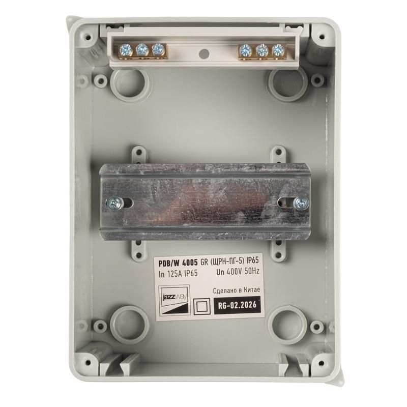 бокс модульный накладной pdb/w 4005 gr (щрн-пг- 5) ip65 пластик. pro jazzway 5072053 от магазина Штепсель и батарейка.