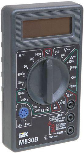 мультиметр m830в иэк tmd-2b-830 от магазина Штепсель и батарейка.