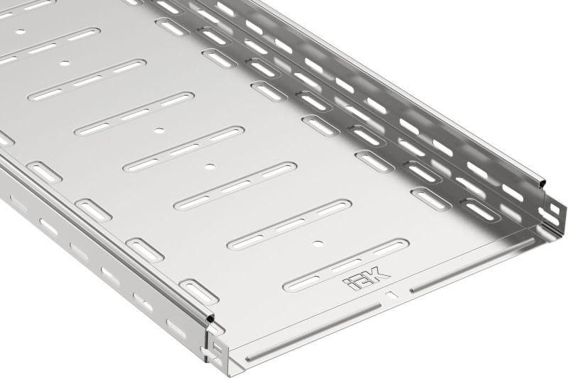 лоток листовой перфорированный 300х50 l3000 сталь 0.8мм iek clp10-050-300-3 от магазина Штепсель и батарейка.