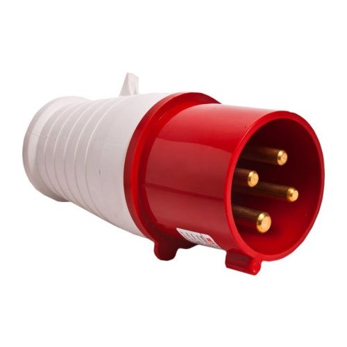 вилка переносная 014 16а 3p+pe 380в ip44 ekf ps-014-16-380 от магазина Штепсель и батарейка.
