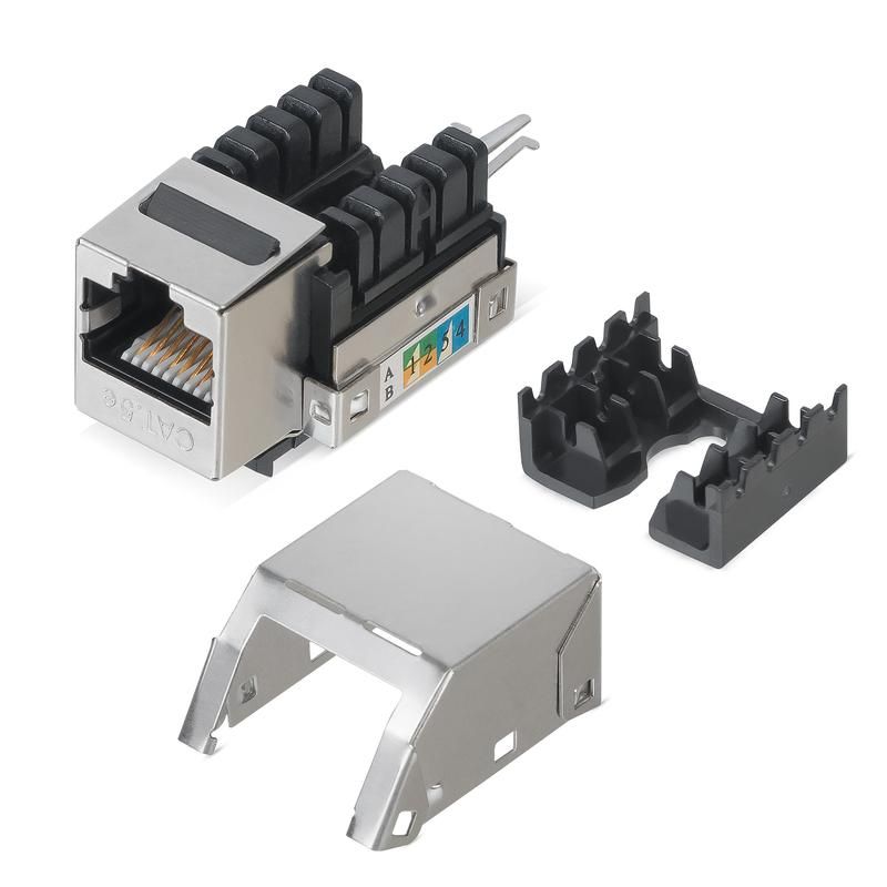 вставка keystone jack rj45 кат.5e экранир. wr-kj-rj45-c5e-sh-90 90град. заделка тип 110 wrline 505213 от магазина Штепсель и батарейка.