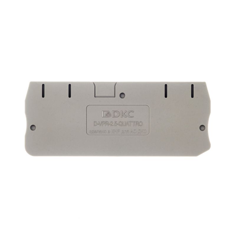 изолятор торцевой для клеммы vpr-2.5-quattro dkc d-vpr-2.5-quattro от магазина Штепсель и батарейка.