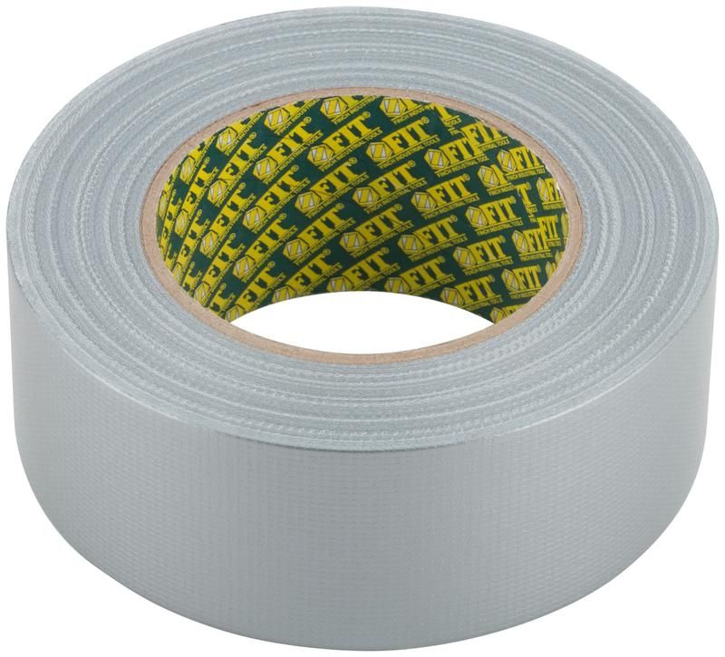 лента клейкая универсальная армированная "ductape" 48ммх50м fit 11750 от магазина Штепсель и батарейка.