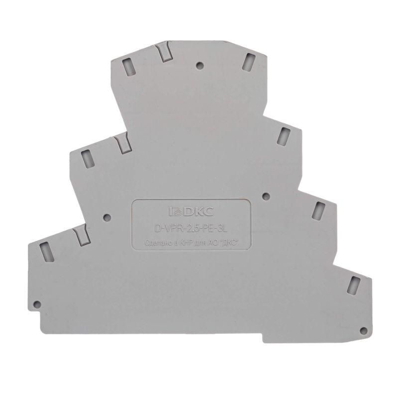 изолятор торцевой для клеммы vpr-2.5-3l dkc d-vpr-2.5-3l от магазина Штепсель и батарейка.