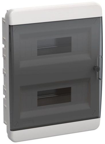 корпус пластиковый щрв-п-24 ip41 черн. прозр. дверь tekfor iek tf5-kp12-v-24-41-k01-k03 от магазина Штепсель и батарейка.