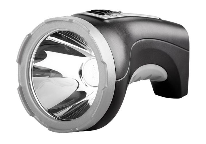 фонарь аккумуляторный ручной accuf2-l5w-bk smd 5вт 185лм ip20 2 режима: яркий/эконом аккум. 1.6а.ч выдвижная вилка индикатор зарядки ремешок черн. фаzа 2857170 от магазина Штепсель и батарейка.