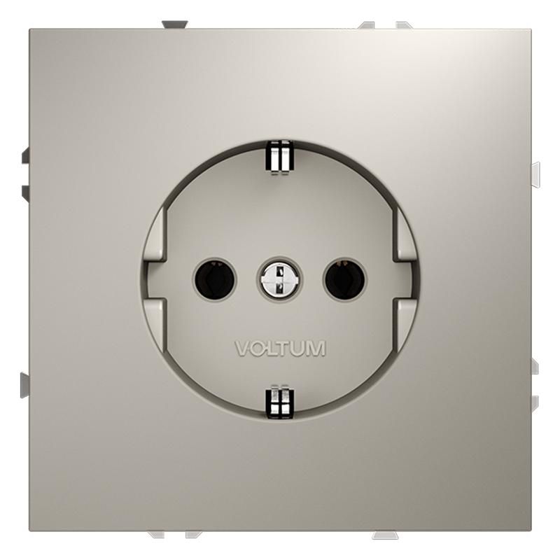 розетка 1-м сп s70 16а с заземл. механизм кашемир voltum vls040103 от магазина Штепсель и батарейка.