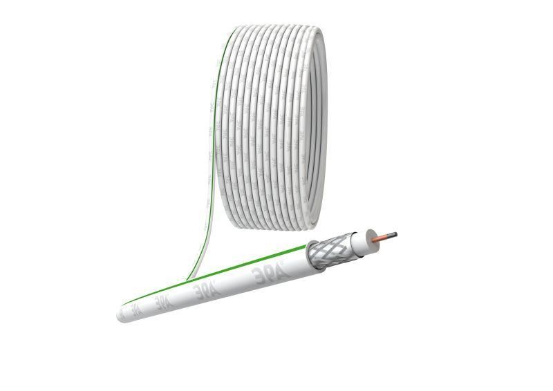 кабель коаксиальный sat 703 b.ccs/оплетка al 75проц. pvc simple 75ом бел. (м) эра б0044608 от магазина Штепсель и батарейка.