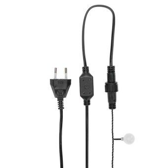 гирлянда светодиодная "шарики" 5м d25мм 25led rgb пвх темн. зел. neon-night 303-550 от магазина Штепсель и батарейка. - фото_6