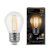 лампа светодиодная филаментная black filament 7вт p45 шар 2700к тепл. бел. e27 550лм gauss 105802107 от магазина Штепсель и батарейка. - фото_3