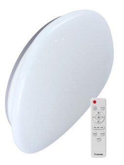 светильник светодиодный premium stone 75вт 230в 3000-6500к 6000лм ip40 528х104мм настенно-потолочный управляемый с пультом ду космос ksston75w от магазина Штепсель и батарейка.