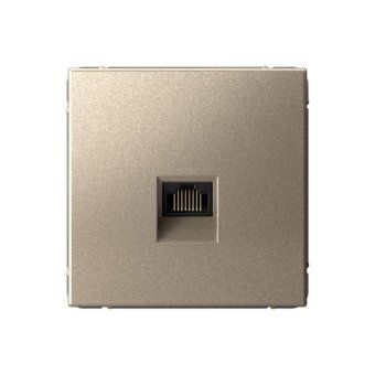 розетка компьютерная artgallery rj45 кат.5e механизм шампань se gal000583 от магазина Штепсель и батарейка.