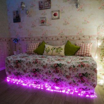 гирлянда светодиодная "цветы сакуры" 7м 50led роз. 1.5вт ip20 с контроллером 8 режимов neon-night 303-038 от магазина Штепсель и батарейка. - фото_2