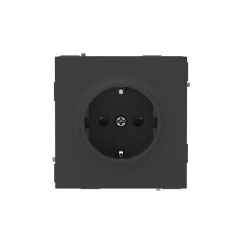 розетка силовая kant 2p+e защ. шторки черн. уголь dkc 7012003 от магазина Штепсель и батарейка.