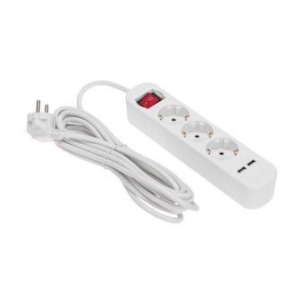 удлинитель 3х5м с заземл. standard 2хusb 3х1кв.мм с выкл. бел. rexant 13-4017 от магазина Штепсель и батарейка. - фото_2