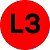 наклейка "l3" d20мм proxima ekf an-2-15-2 от магазина Штепсель и батарейка.
