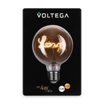 лампа светодиодная филаментная loft 271 g125 4вт 2700к e27 voltega 8522 от магазина Штепсель и батарейка. - фото_6