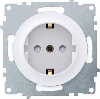 розетка 1-м сп florence 16а ip20 с заземл. защ. шторки винтов. клеммы механизм бел. (1e10101300) onekeyelectro 2172764 от магазина Штепсель и батарейка.