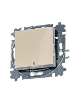 переключатель 1-кл. сп levit ip20 с подсветкой ориентацион. сл. кость/бел. abb 2chh590646a6017 от магазина Штепсель и батарейка.