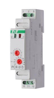 реле времени pcr-513 8а 230в 1 перекл. ip20 задержка включ. монтаж на din-рейке f&f ea02.001.003 от магазина Штепсель и батарейка.