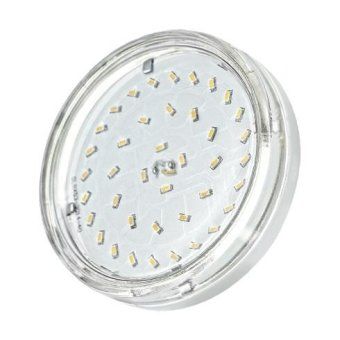 лампа светодиодная pled-eco 6вт таблетка прозрачная 3000к тепл. бел. gx53 510лм 230в jazzway 2851970 от магазина Штепсель и батарейка.