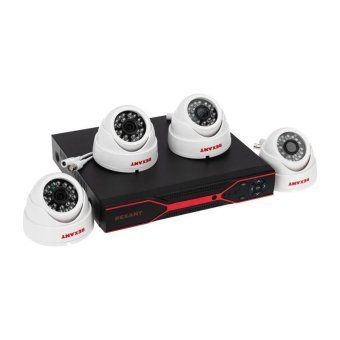 комплект видеонаблюдения 4 внутренние камеры ahd/2.0 full hd rexant 45-0521 от магазина Штепсель и батарейка.
